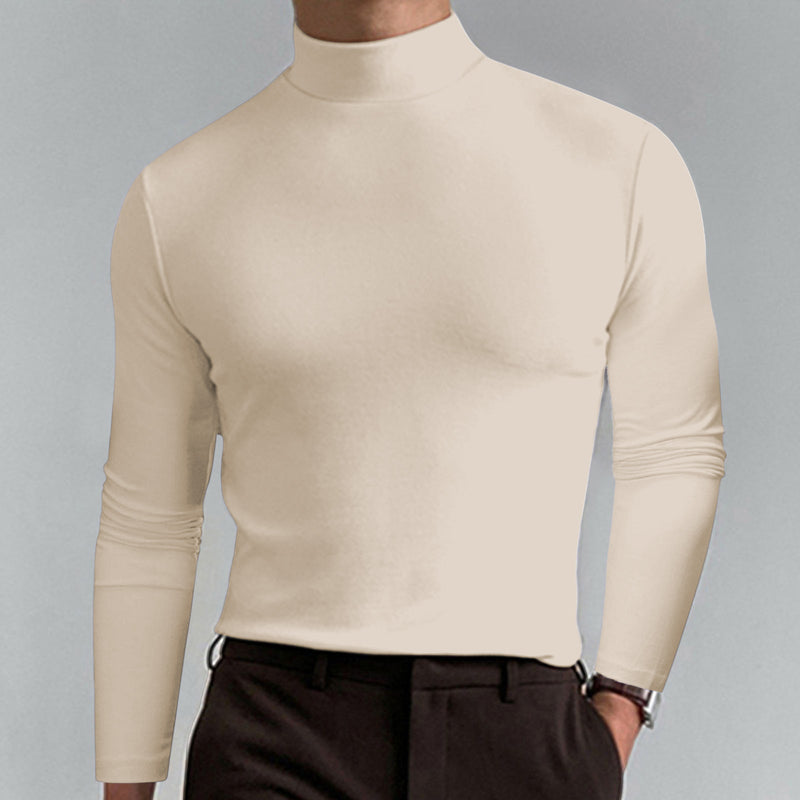 Autumn And Winter turtleneck long Sleeve T-shirt