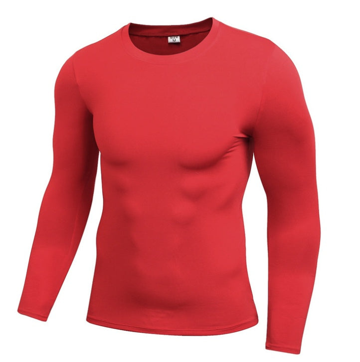 Men's Blank Long Sleeve Compression t-shirt for gym