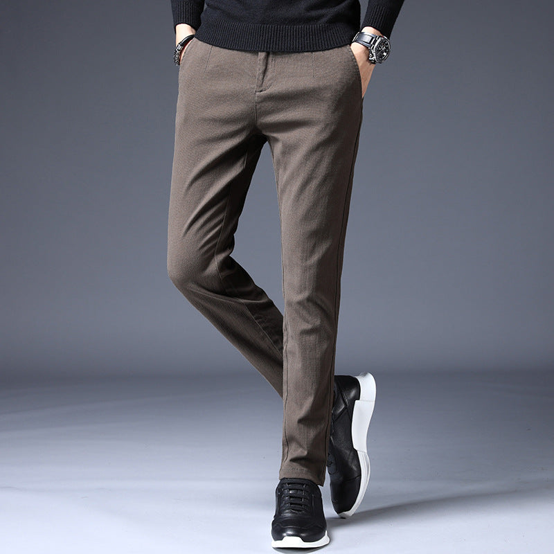 Slim casual men's pants