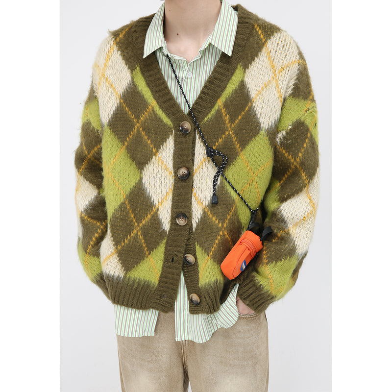 Autumn And Winter New Men's Long-sleeved Coat Cardigan Sweater