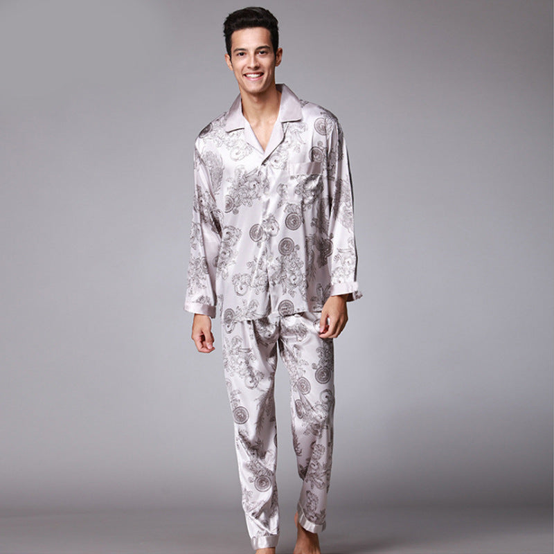 Men's Long Sleeve Pajamas Set