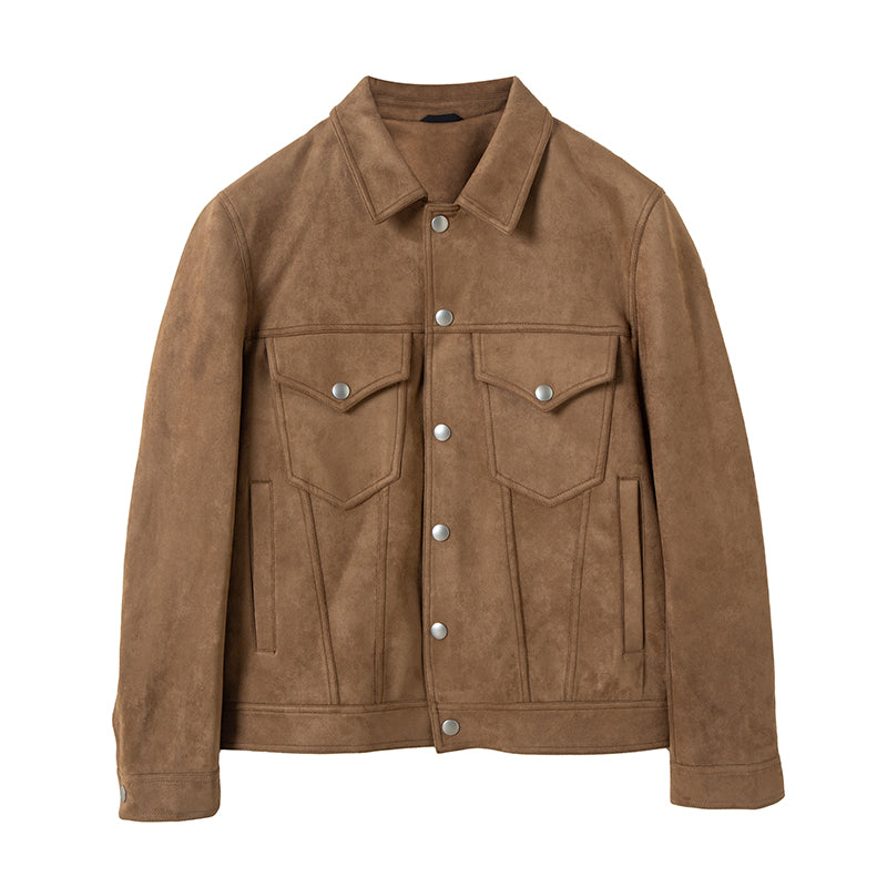 Western Suede Shirt Jacket