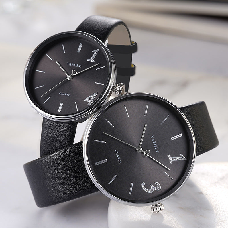 Fashionable Men And Women Couple Waterproof Watch