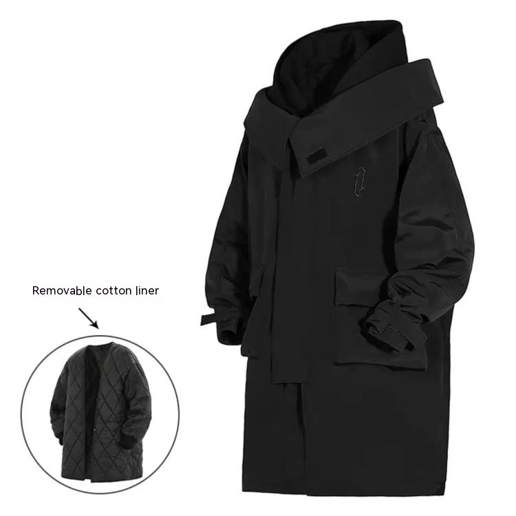 Men's And Women's Loose Casual Mid-length Jacket