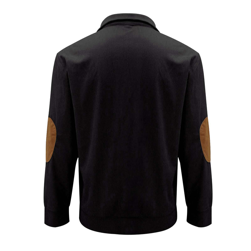 Casual Stand-collar Long Sleeve Pullover Sweatshirt For Men