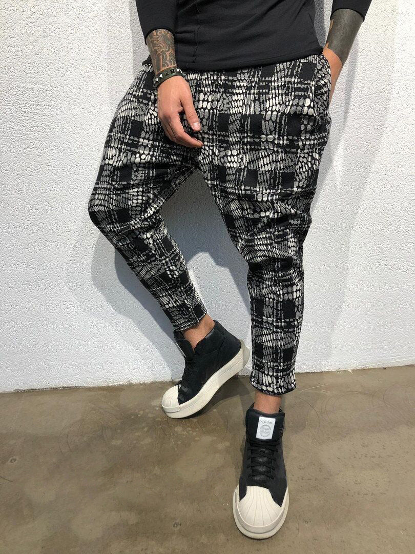 Print gradient sweatpants