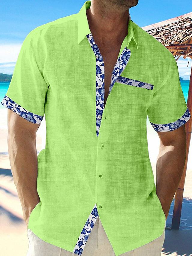 Camisas informales para vacaciones de verano junto al mar para hombre