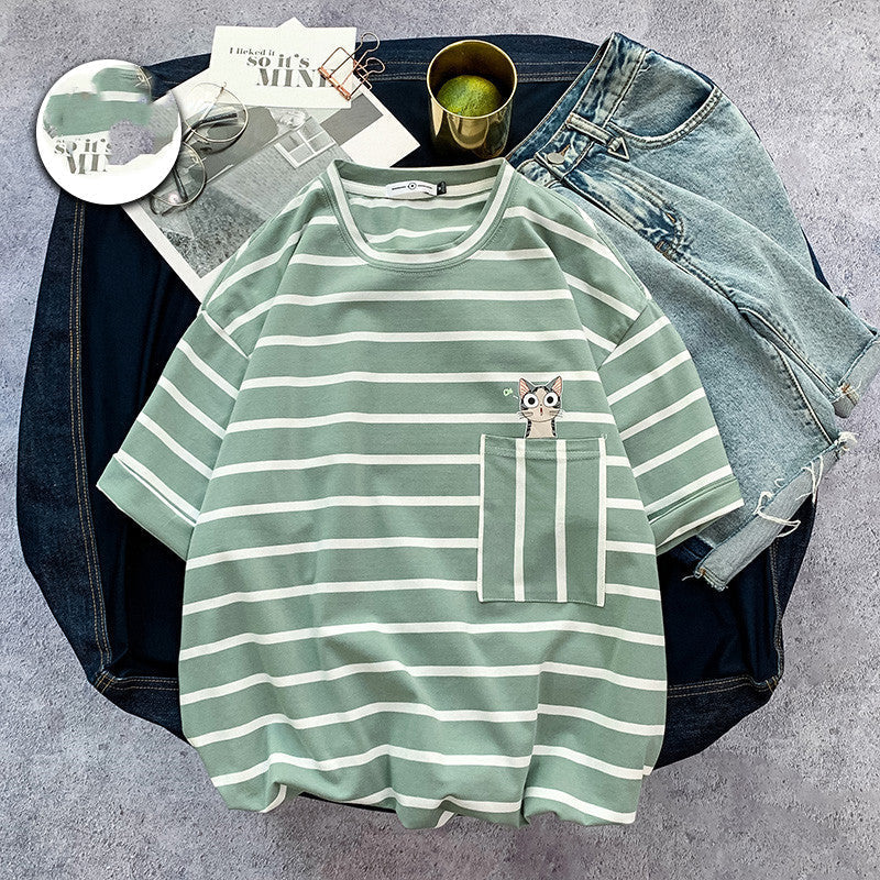 Men's Striped short sleeve T-shirt