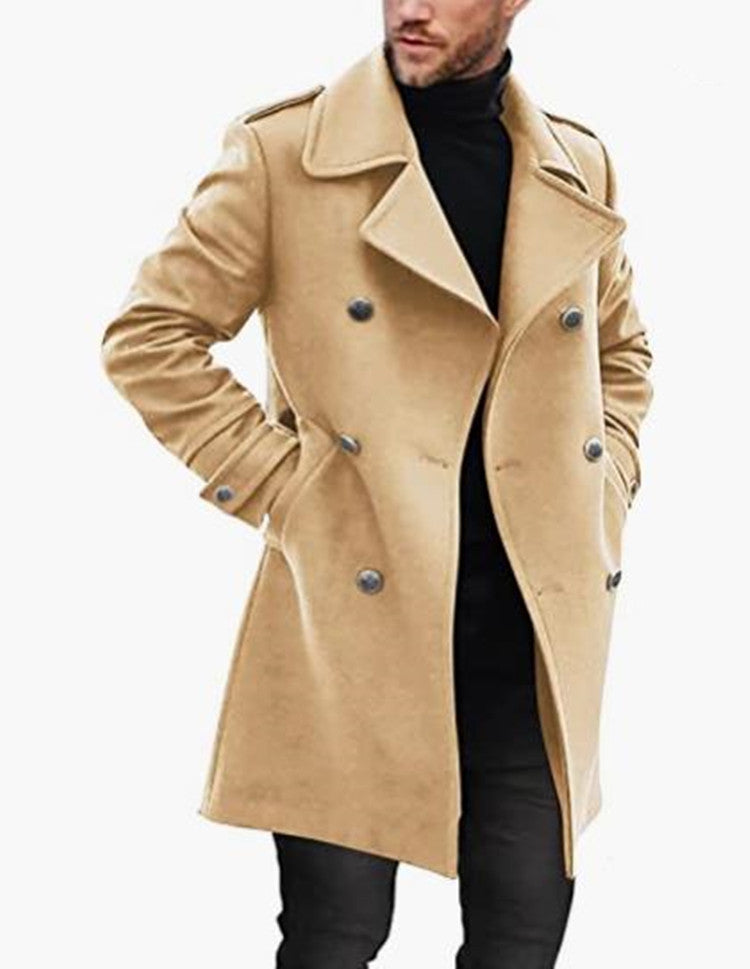 Woolen trench Coat Autumn And Winter