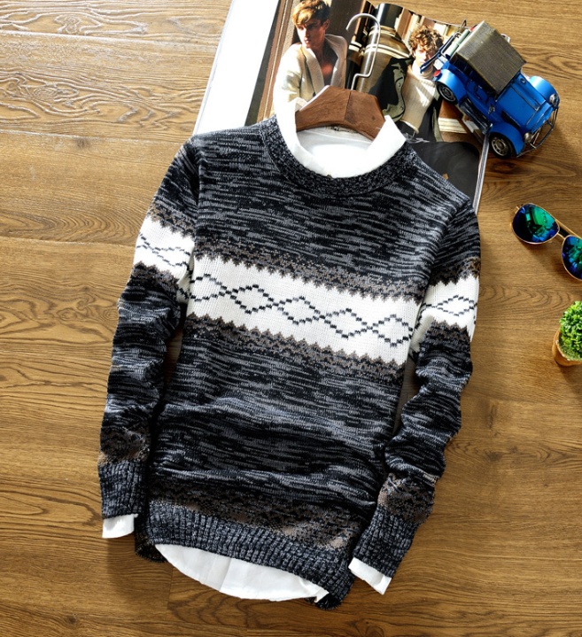 Round Neck Pullover Sweater