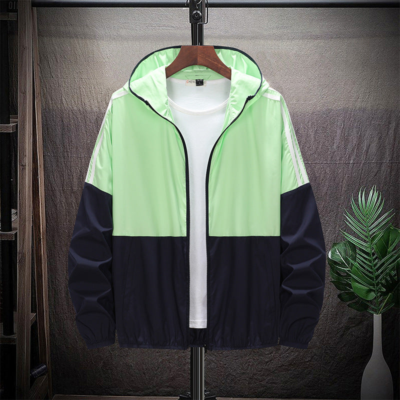 Student Loose Trendy Fashionable Hooded Zipper jacket