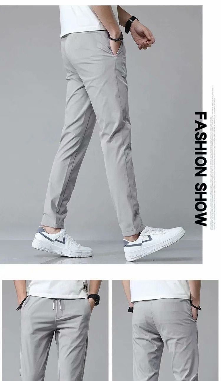 Drawstring Trousers Thin Casual Pants