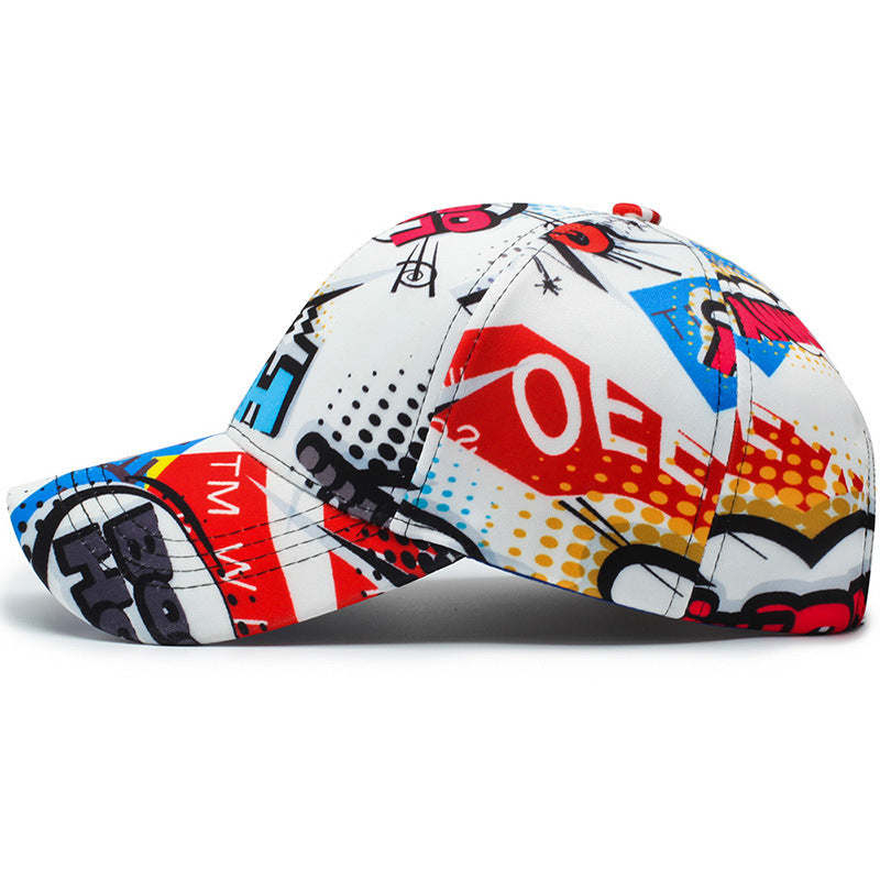 Men's And Women's Fashion Cotton Printed Hat