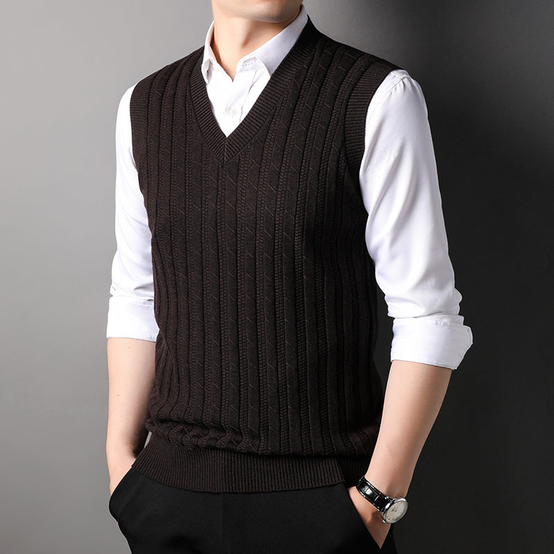 Men's Autumn Business Casual Knitted Vest