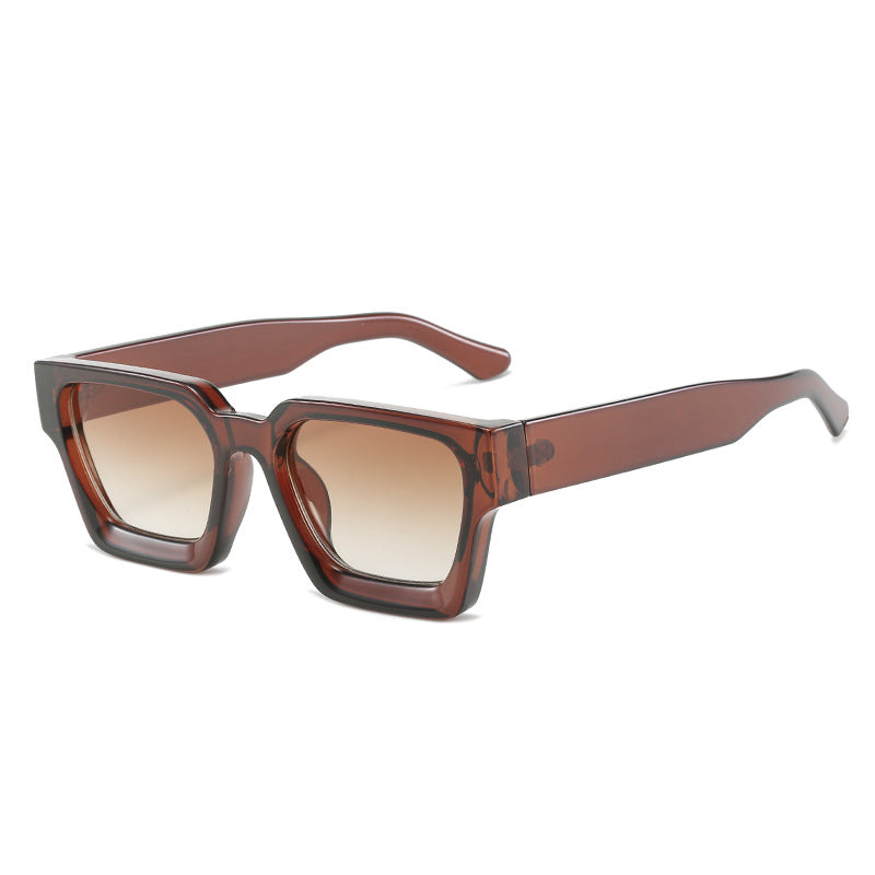 Square Personality Large Frame Sunglasses