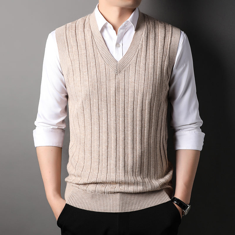 Men's Autumn Business Casual Knitted Vest