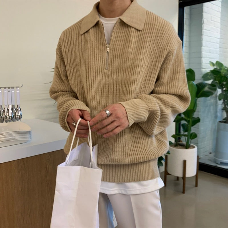 Men's Winter Loose Lightly Mature Knitwear sweater