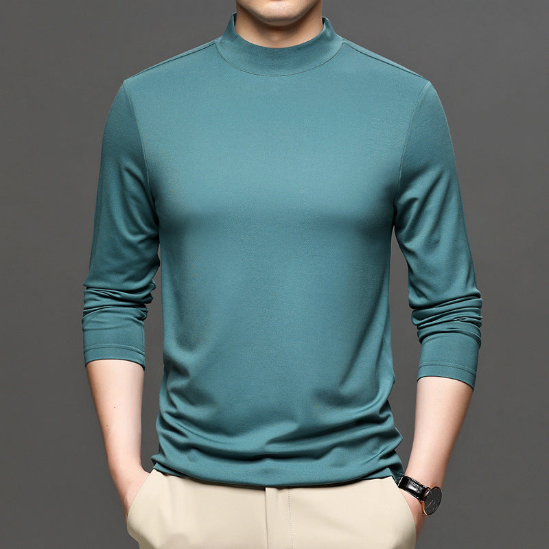 Half-high Collar Long Sleeves turtleneck t-shirt