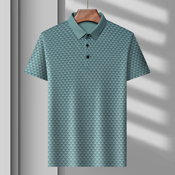 Men's Summer Ice Silk Polo Collar shirt