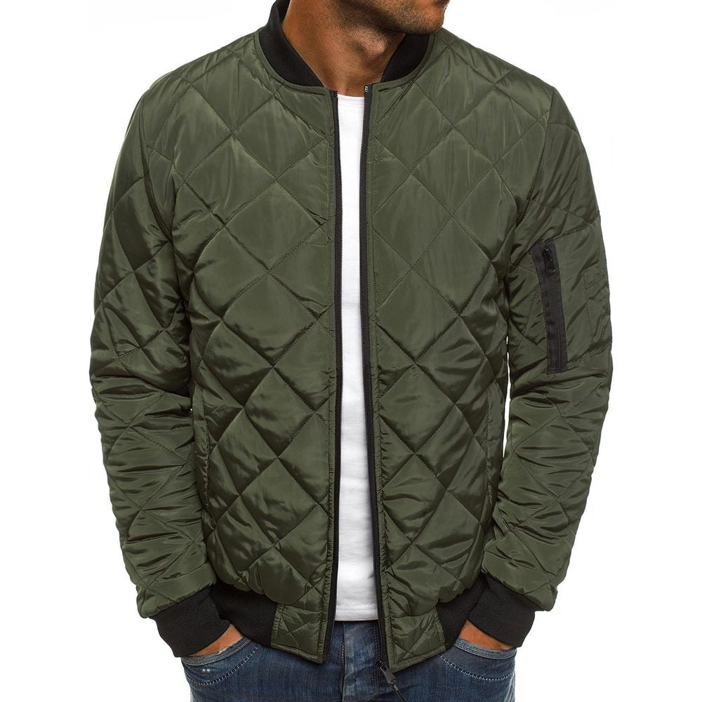 Diamond Stitched Padded Jacket