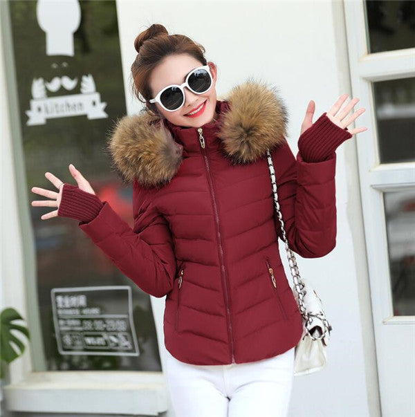 Brown Women'S Parka Jacket