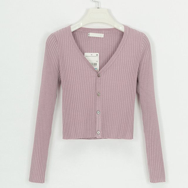 cardigan Slim sweaters Top