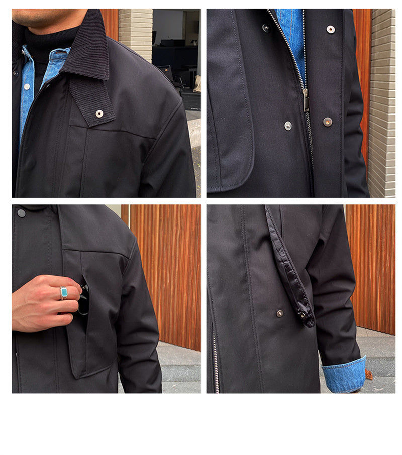 Windsor Corduroy Collar Windbreaker Jacket