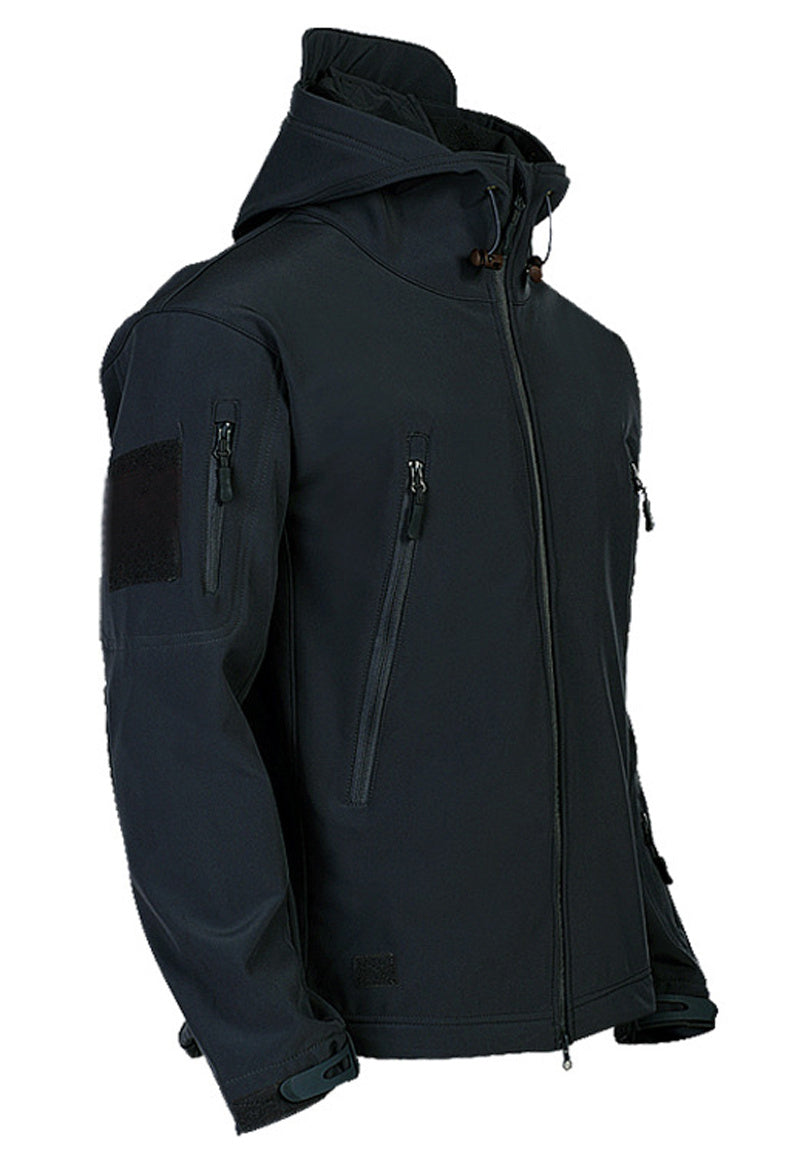 Giacca Soft Shell Uomo Giacca Antivento Con Cappuccio 