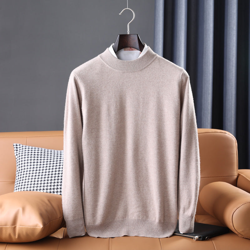 Men's Half High Collar Sweater