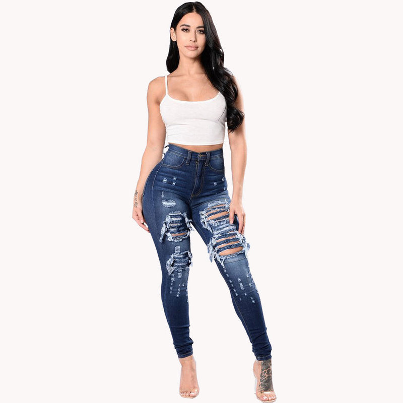 Women's ripped jeans