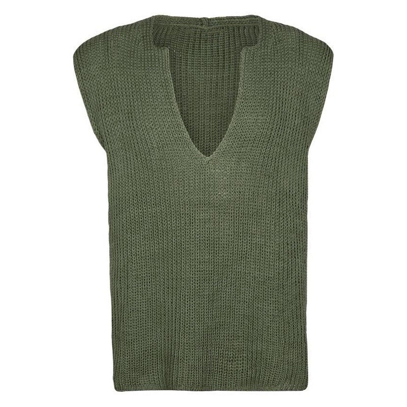 Gilet in maglia taglie forti da uomo