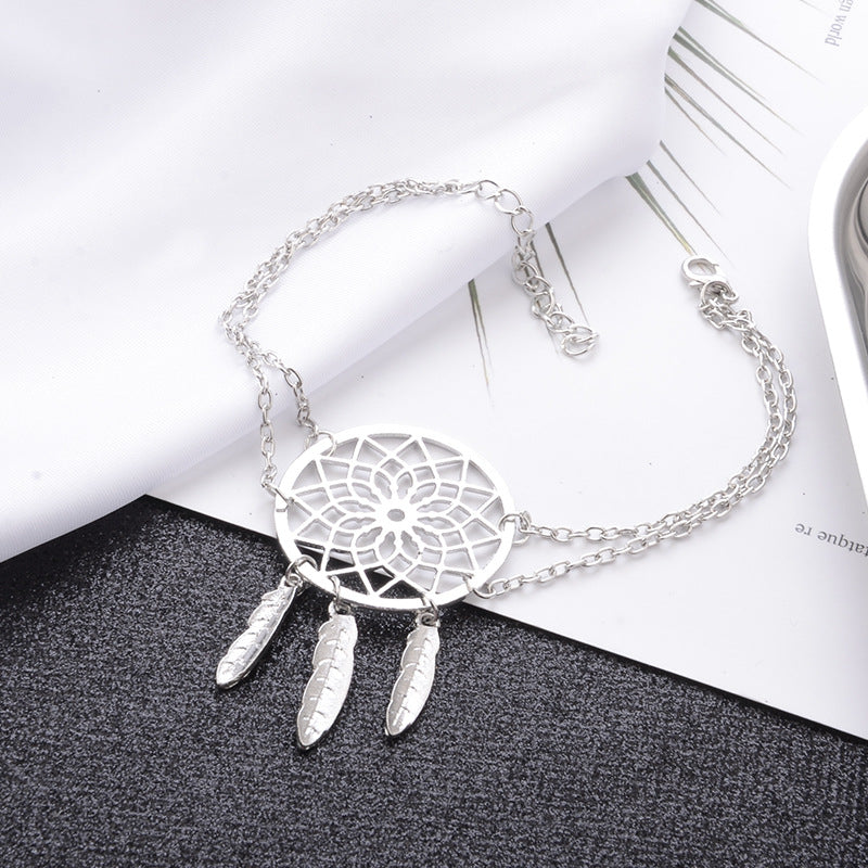 Dream Catcher Openwork Pattern Bracelet