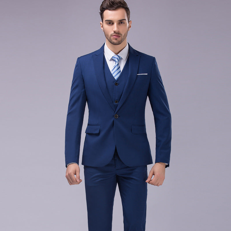 Retro Casual Men's Slim Suit