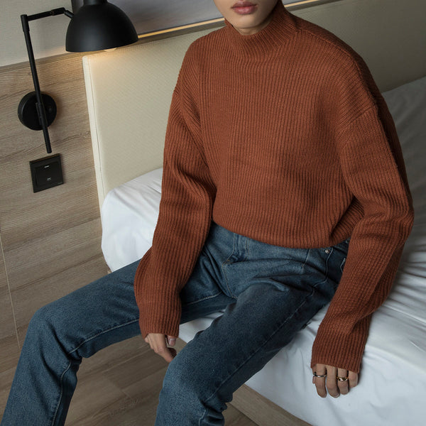 Half-Neck Men's Sweater