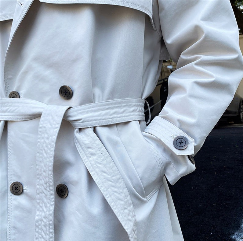 Stockholm Double Breasted Belted Trench Coat