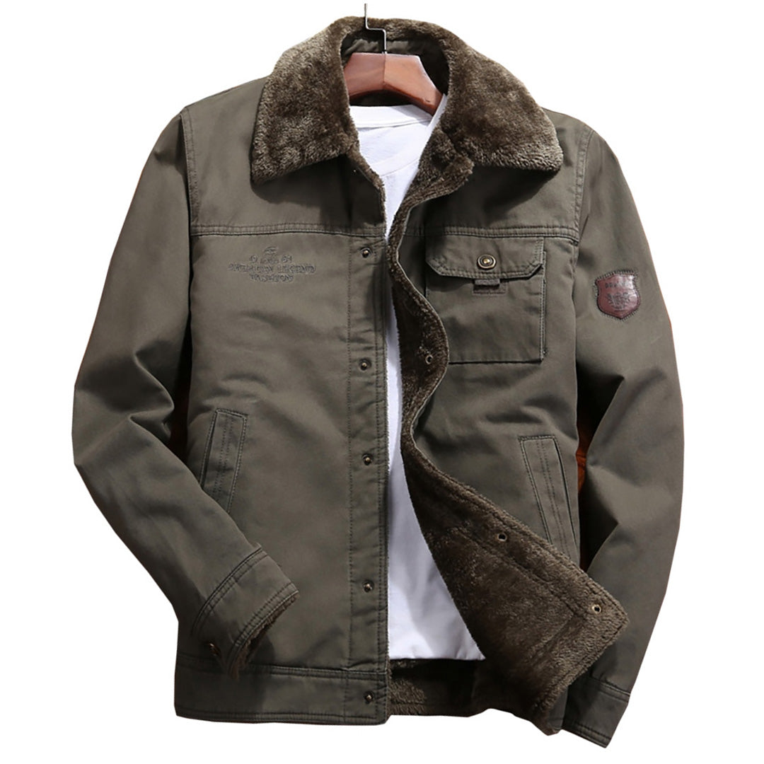 Casual Plus Velvet Cotton Jacket Winter Jacket Men