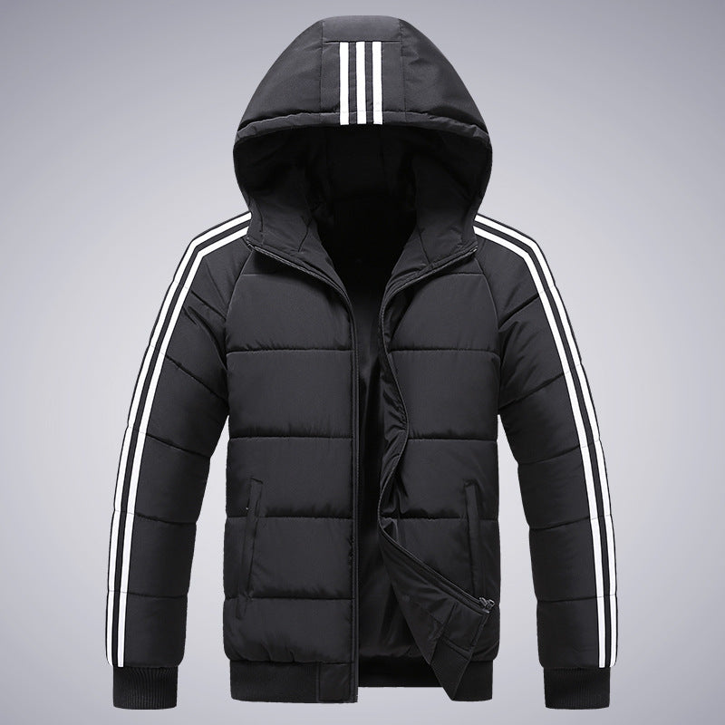 Men's Winter Thick Warm Hooded Cotton Coat