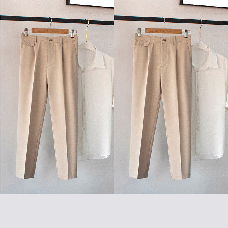 Men's Loose Fashion Personality Suit Pants