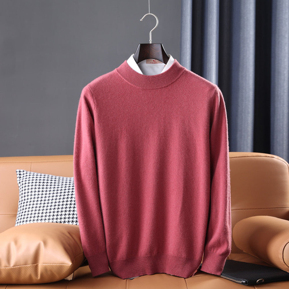 Men's Half High Collar Sweater