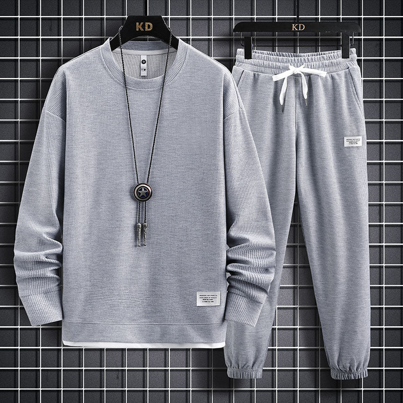 Men's Autumn New Leisure Sports Long Sleeve sweater & Trousers set