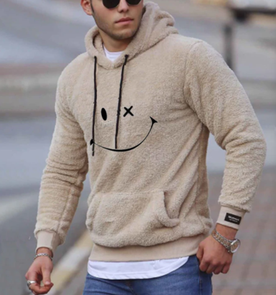 Smiley Men's Hooded Sweater