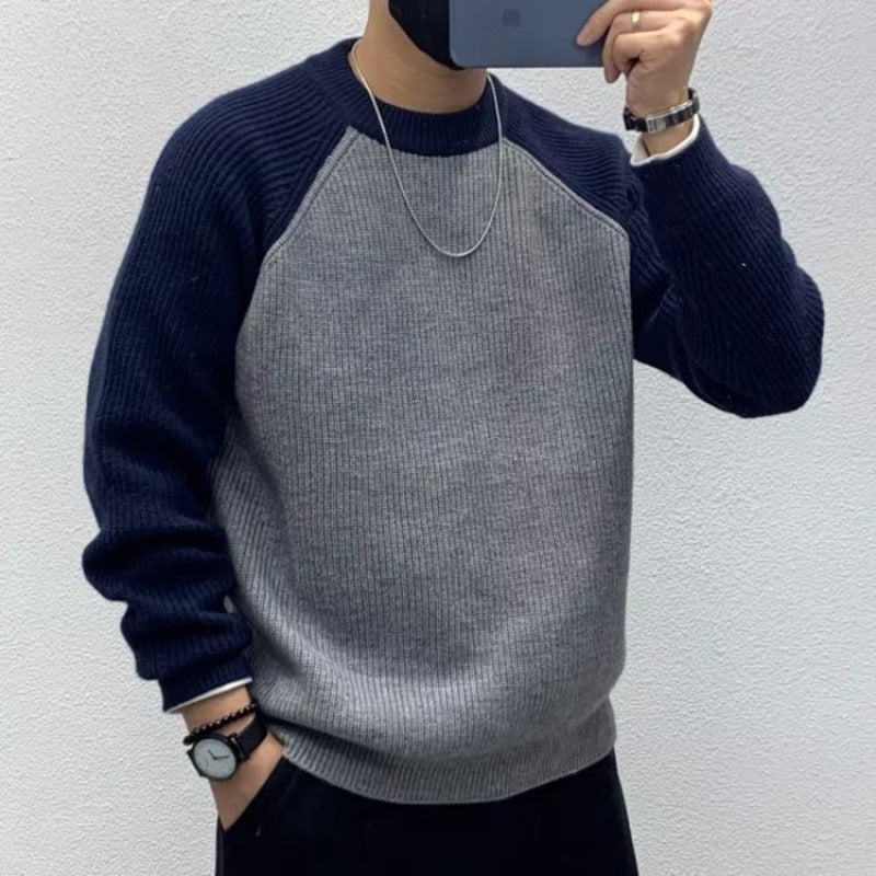 Colored Pullover Warm Wool Knitwear sweater