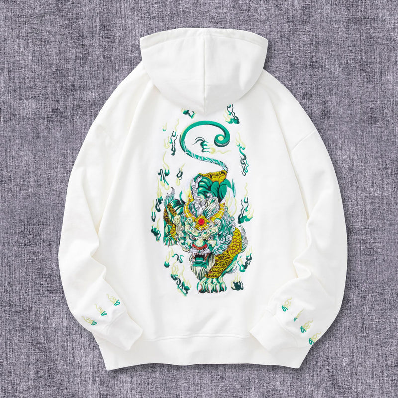 Men's Casual Heavy Embroidered Hoodie