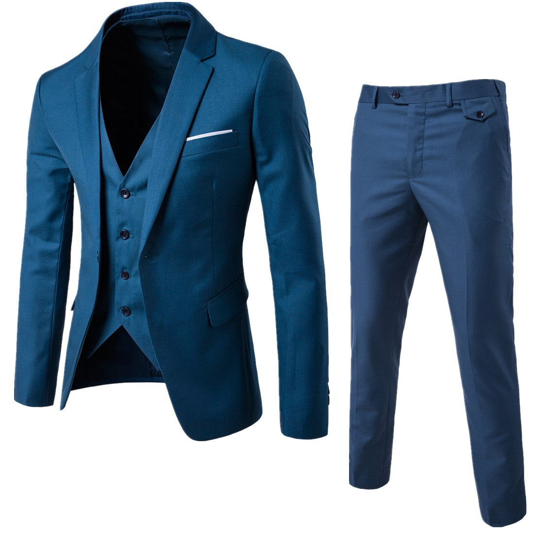 Spring Casual bridegroom wedding suit men