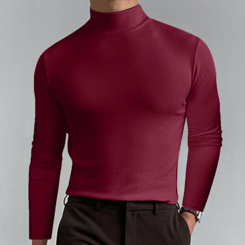 Autumn And Winter turtleneck long Sleeve T-shirt