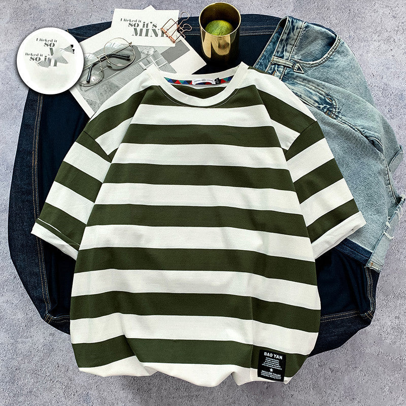 Men's Striped short sleeve T-shirt