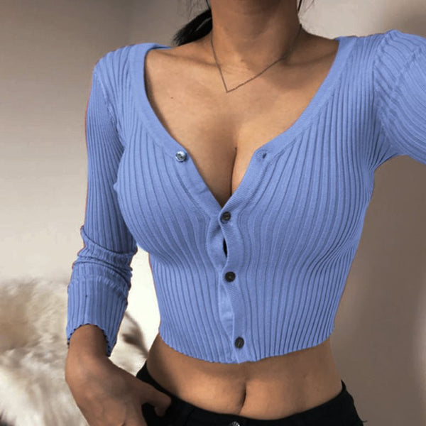 cardigan Slim sweaters Top