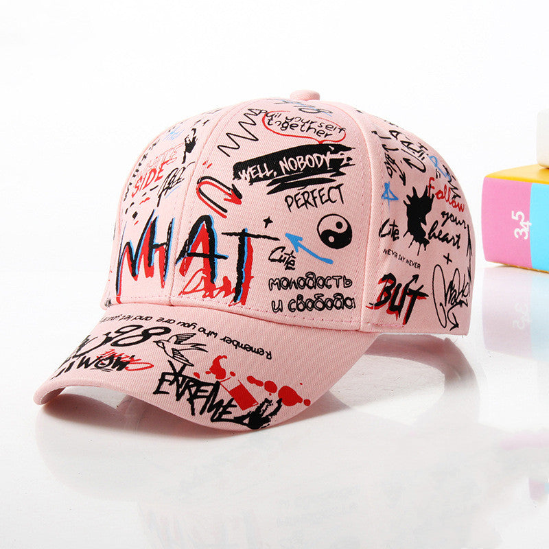 WHAT Graffiti Baseball Cap