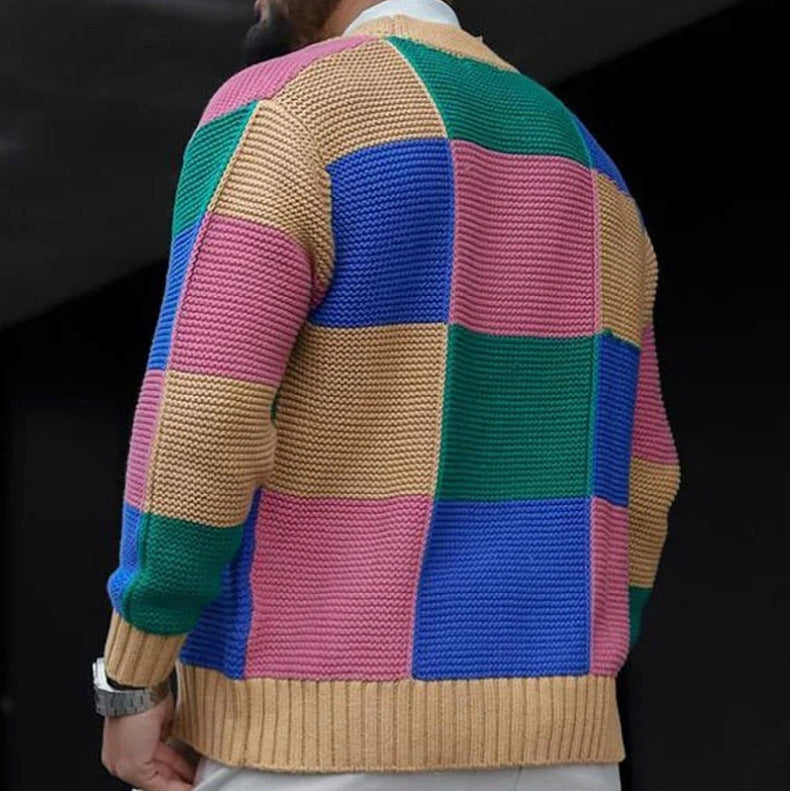 Men's Knitwear European And American Cardigan Sweater