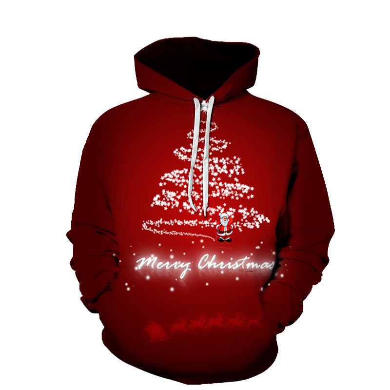 Santa claus Christmas Printed Hoodie